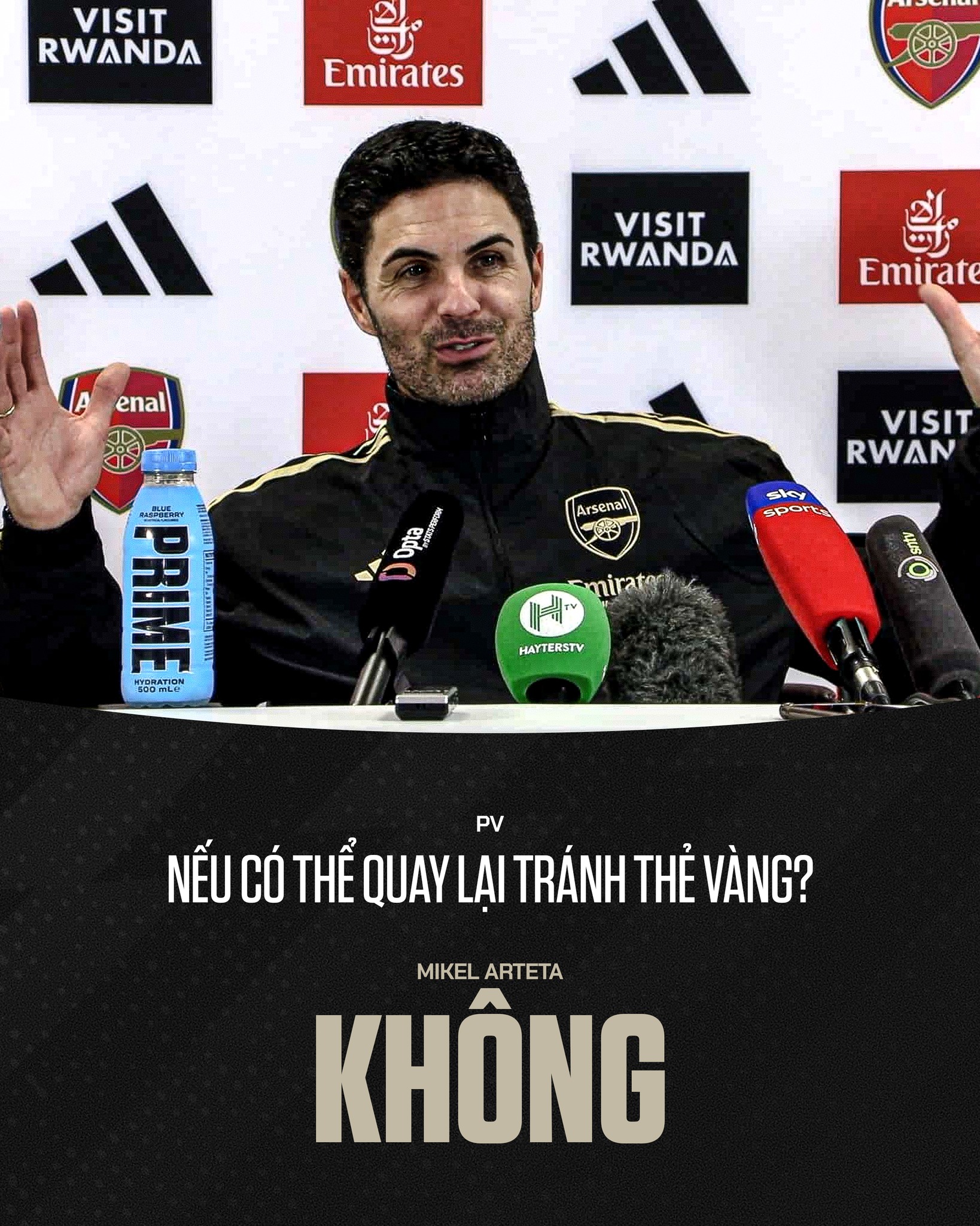 Arteta không sợ bị cấm chỉ đạo
